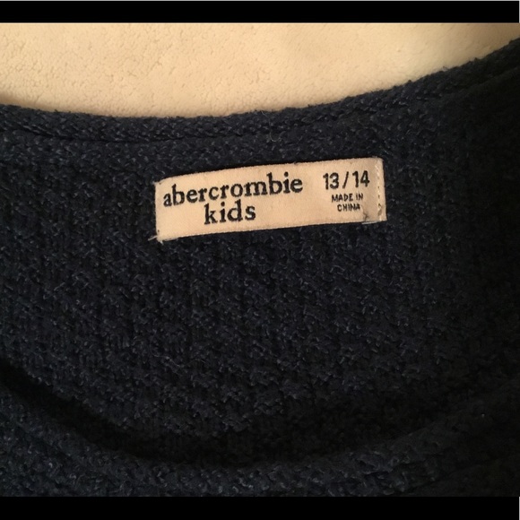 Abercrombie Kids Sweater 13/14 Blue/Silver Moose. 🌟🌟🌟HOST PICK 🌟🌟🌟 - Picture 4 of 5